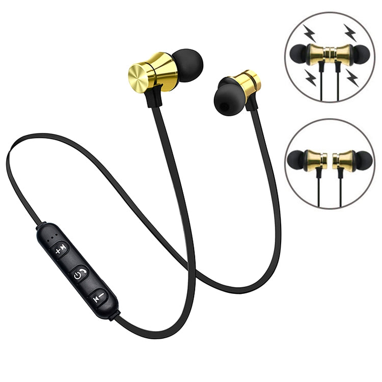 XT11 Magnetic in-Ear Wireless Bluetooth v4.2 Headphones (Gold)