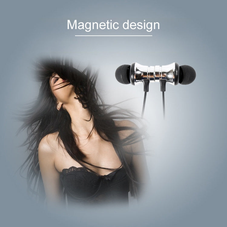 Écouteurs intra-auriculaires magnétiques sans fil Bluetooth V4.2 XT11 (Argent)