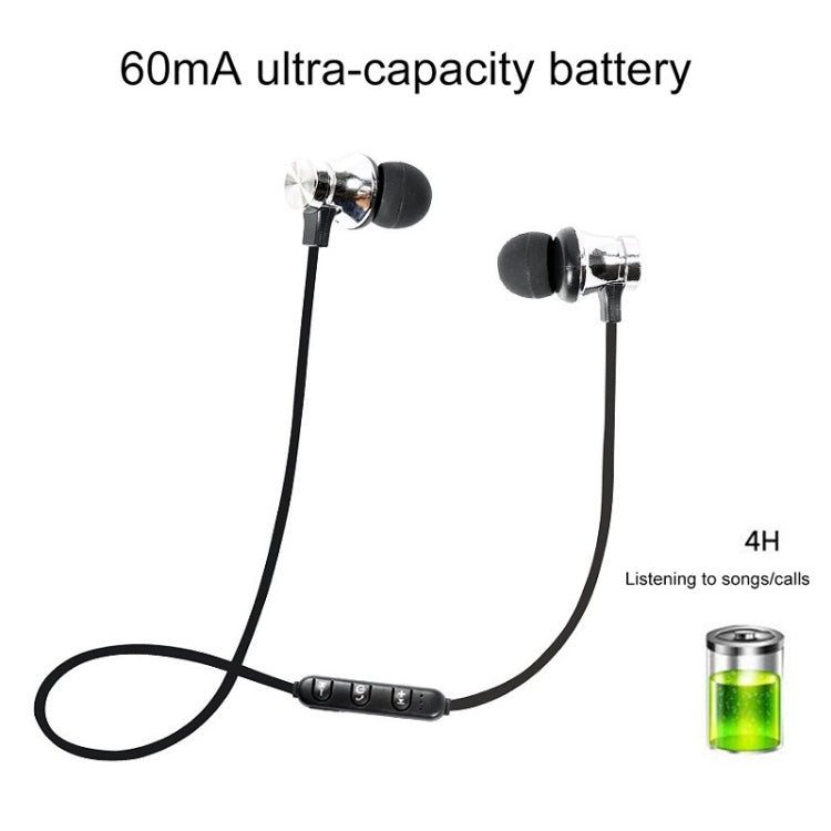 XT11 Magnetic in-Ear Wireless Bluetooth V4.2 Headphones (Silver)