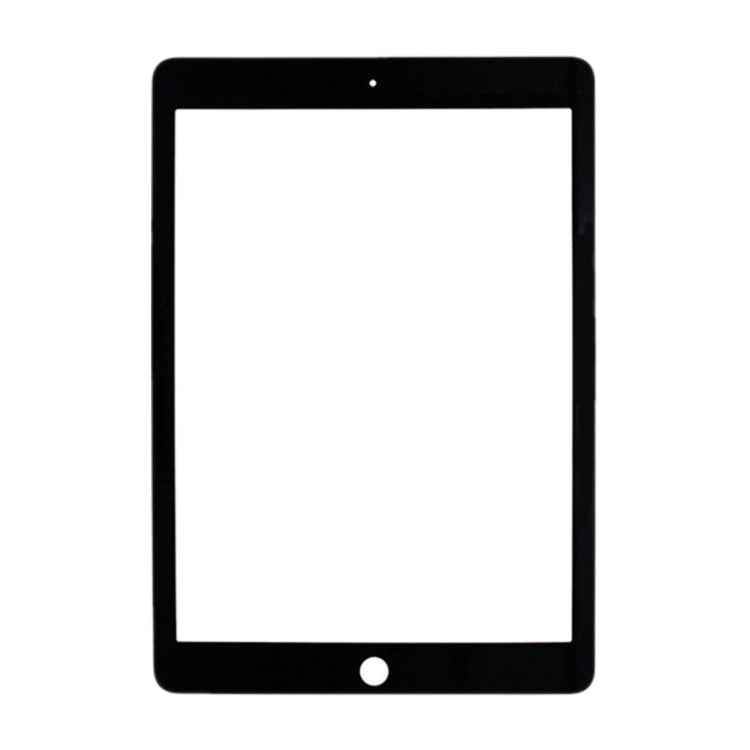 Lentille en verre extérieure de l'écran avant pour iPad Air 2 / A1567 / A1566 (Blanc)