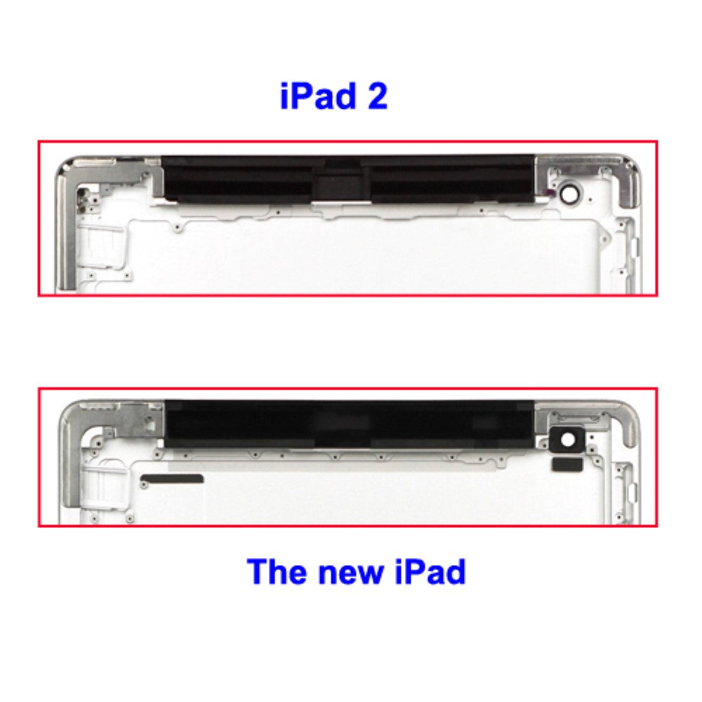 Couvercle de batterie Couvercle arrière Apple iPad 3 32 Go