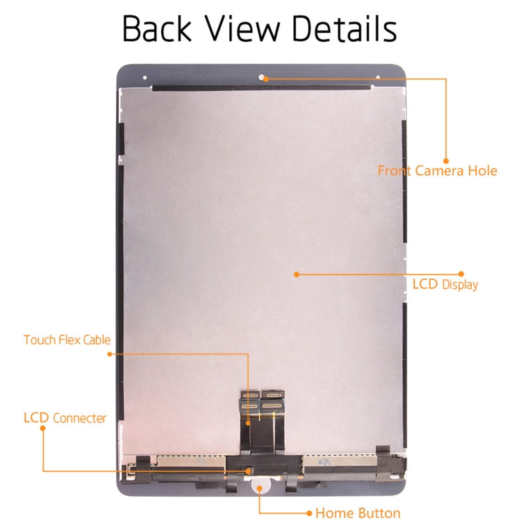 Ecran LCD et Numériseur pour iPad Pro 10,5 Pouces A1709 A1701 (Blanc)