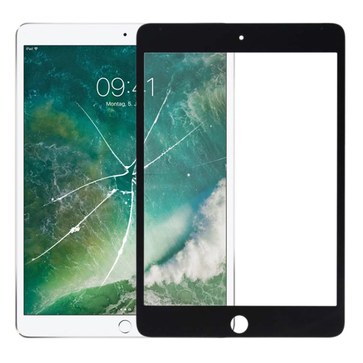 Lente Cristal Exterior Pantalla Frontal Para iPad Pro 9.7 Pulgadas A1673 A1674 A1675 (Negro)
