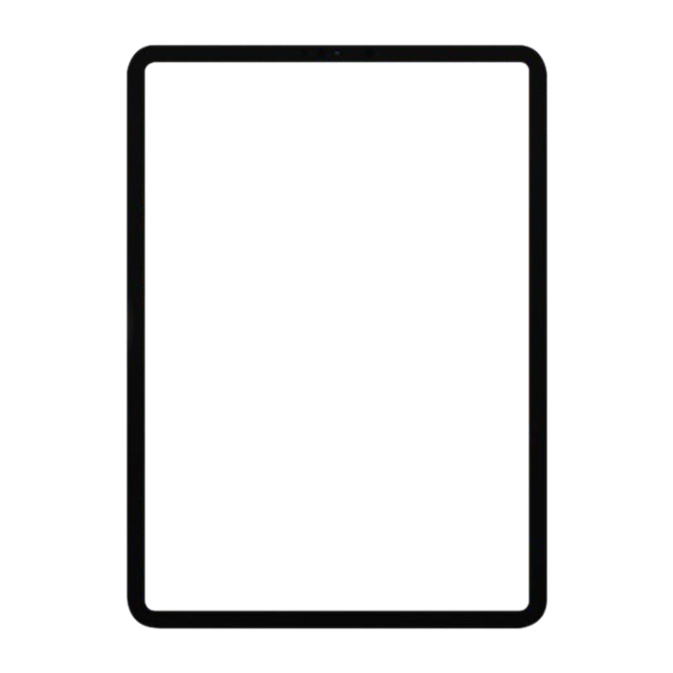 Lentille extérieure en verre de l'écran avant pour iPad Pro 11 pouces (2020) (noir)