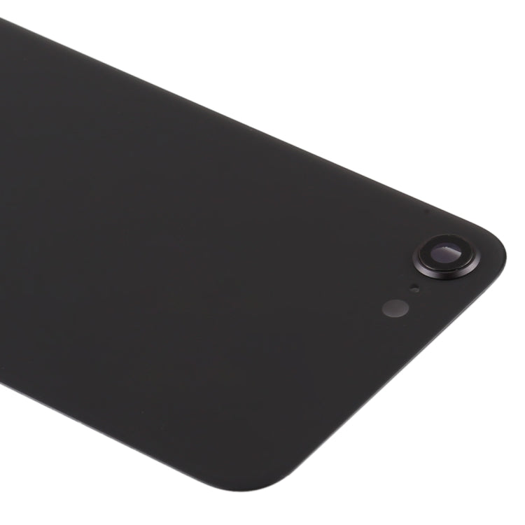 Couvercle de batterie arrière en verre pour iPhone SE 2020 (noir)