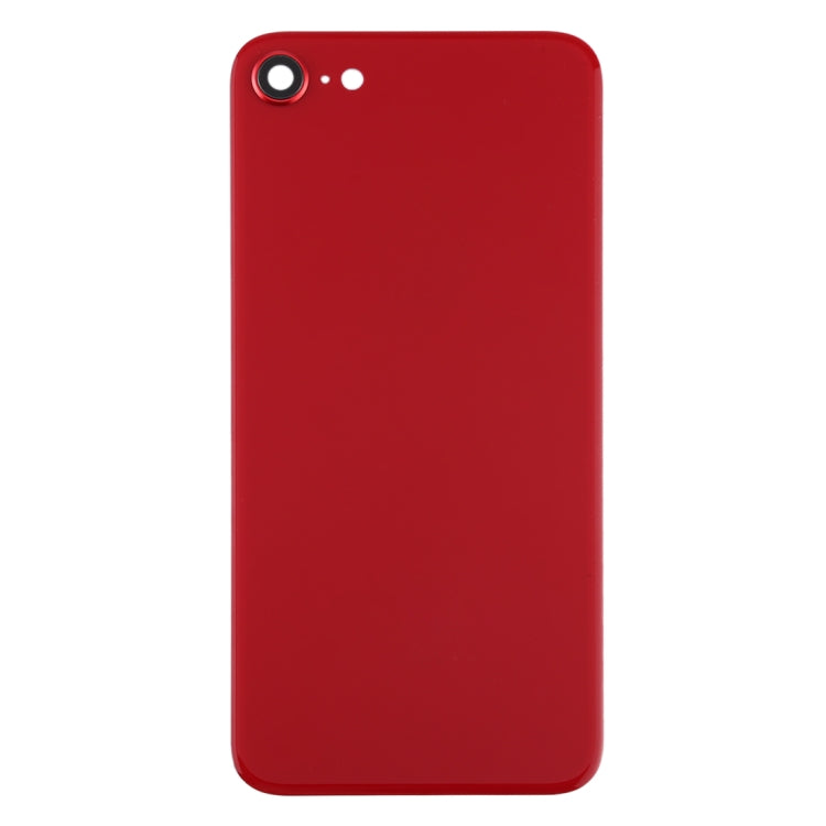 Tapa Trasera de Cristal Para Batería Para iPhone SE 2020 (Rojo)