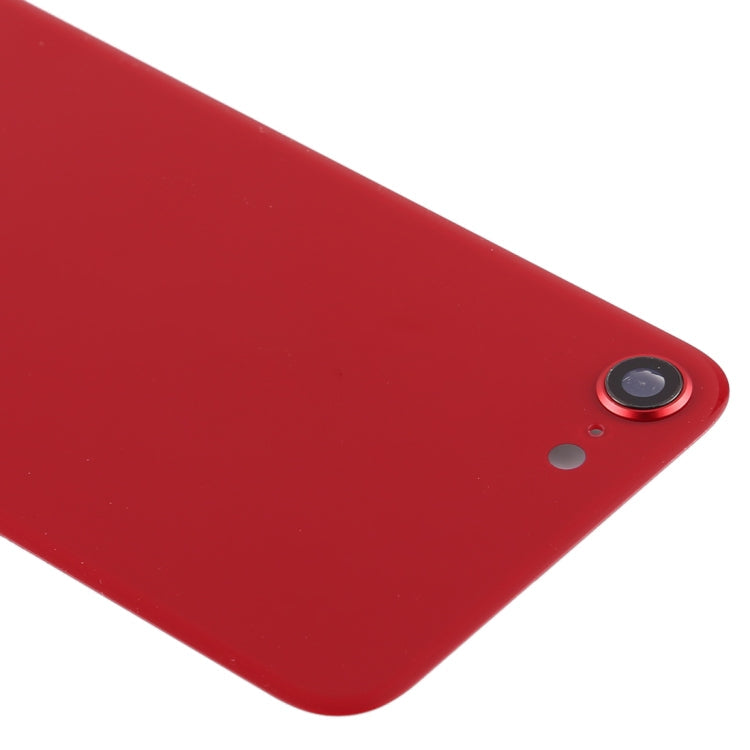 Tapa Trasera de Cristal Para Batería Para iPhone SE 2020 (Rojo)