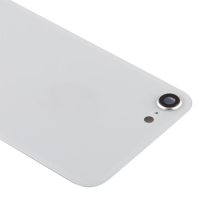 Couvercle de batterie arrière en verre pour iPhone SE 2020 (Blanc)