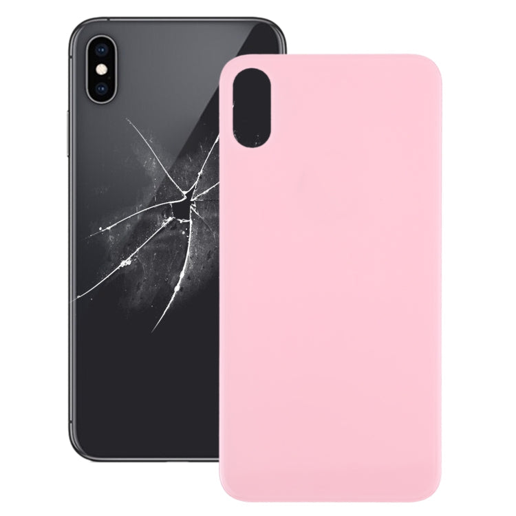 Back Camera Hole Back Battery Cover Replacement For iPhone X / XS (Pink)
