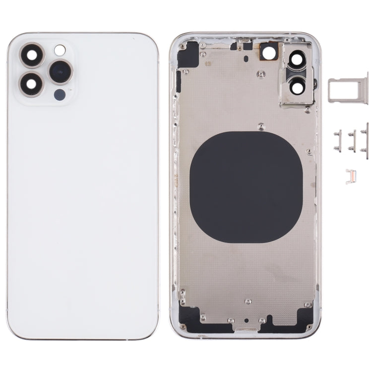 Cubierta Trasera de la Carcasa con Imitación de iPhone 13 Pro Para iPhone X (Blanco)