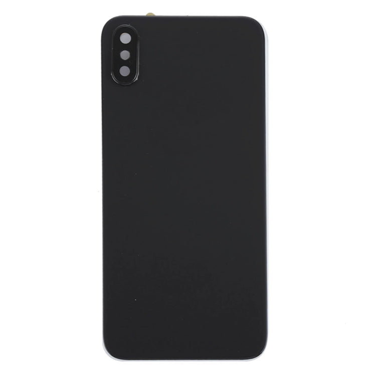 Back Cover with Adhesive for iPhone X (Black)
