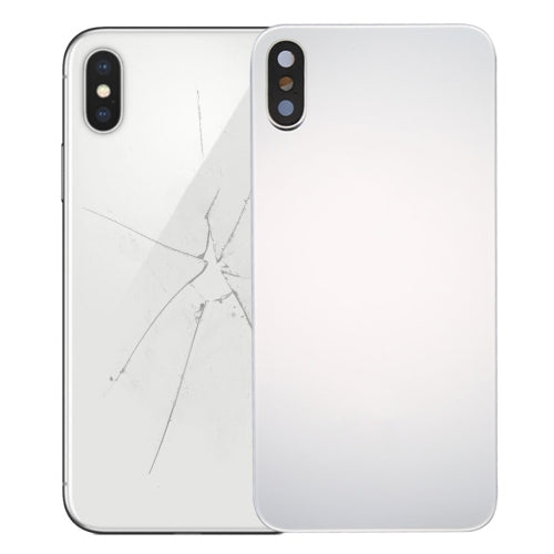 Back Cover with Adhesive for iPhone X (Silver)