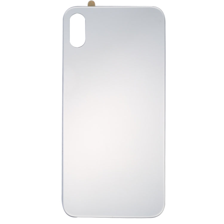 Glass Mirror Surface Battery Back Cover for iPhone X (Silver)