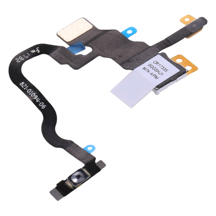 Bouton d'alimentation et câble flexible de lampe de poche pour iPhone X