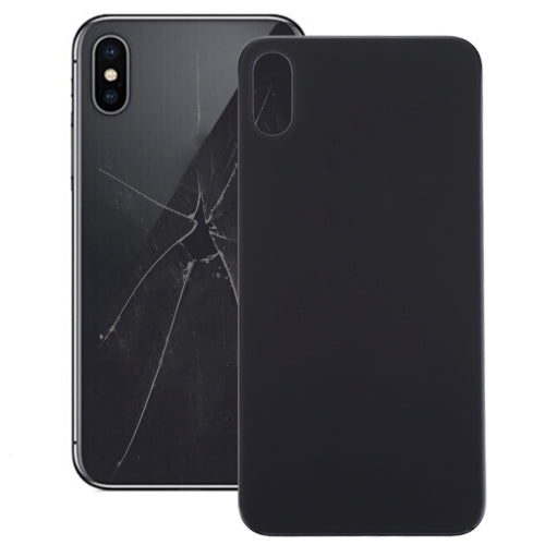 Back Glass Battery Cover for iPhone X (Black)