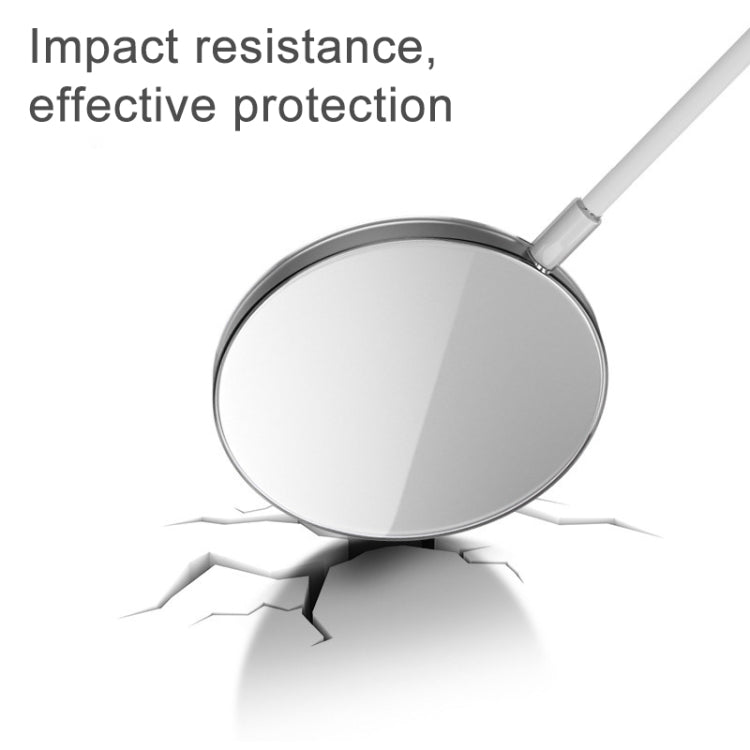 Étui de protection rond en plastique transparent pour chargeur sans fil Magsafe