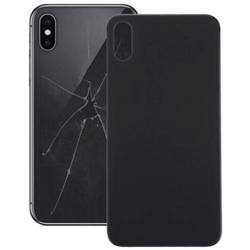 Back Glass Battery Cover for iPhone XS Max (Black)