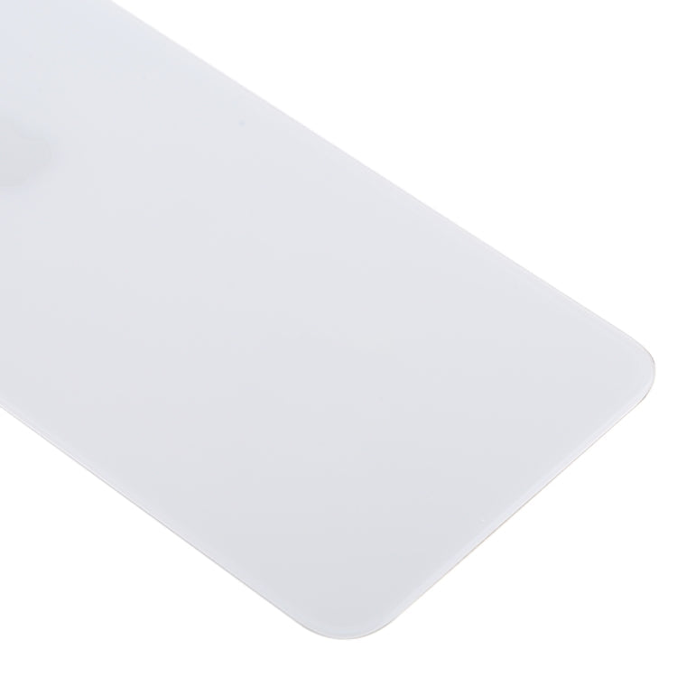Coque arrière de batterie avec lunette et objectif de caméra arrière et adhésif pour iPhone XS Max (Blanc)