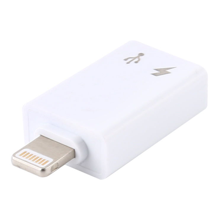 8 Pin Male to USB-C / Type C Female Audio Adapter for Charging and Listening Songs Headphone Adapter Support Data Transmission and Taking Pictures (White)
