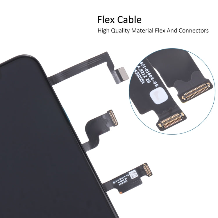 Pantalla LCD Original y Digitalizador Completo con Cable Flex de Altavoz de Auricular Para iPhone XS Max