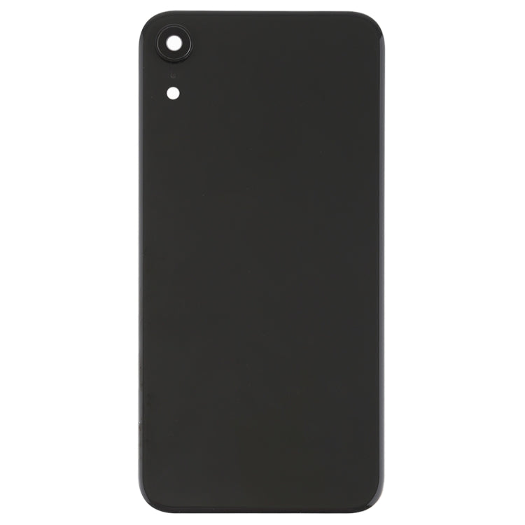 Battery Back Cover with Bezel and Rear Camera Lens and Adhesive for iPhone XR (Black)