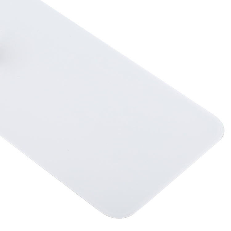 Coque arrière de batterie avec lunette et objectif de caméra arrière et adhésif pour iPhone XR (Blanc)