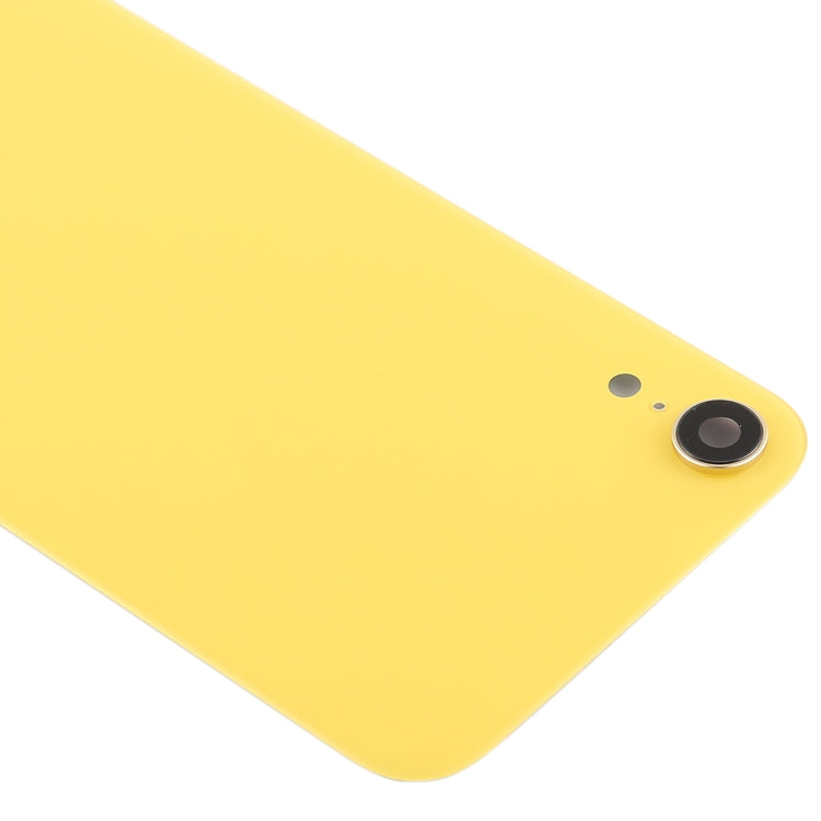 Battery Back Cover with Bezel and Rear Camera Lens and Adhesive for iPhone XR (Yellow)