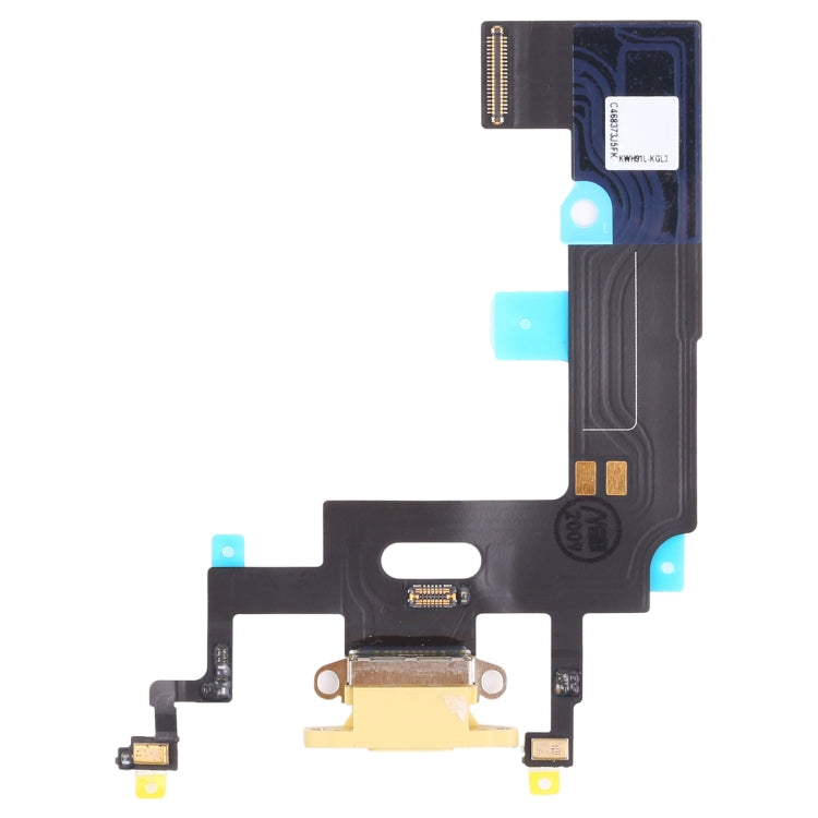 Câble flexible de charge d'origine pour iPhone XR (jaune)
