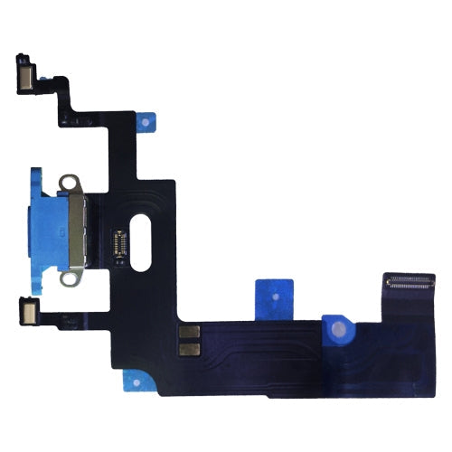 Câble flexible de port de charge pour iPhone XR (bleu)