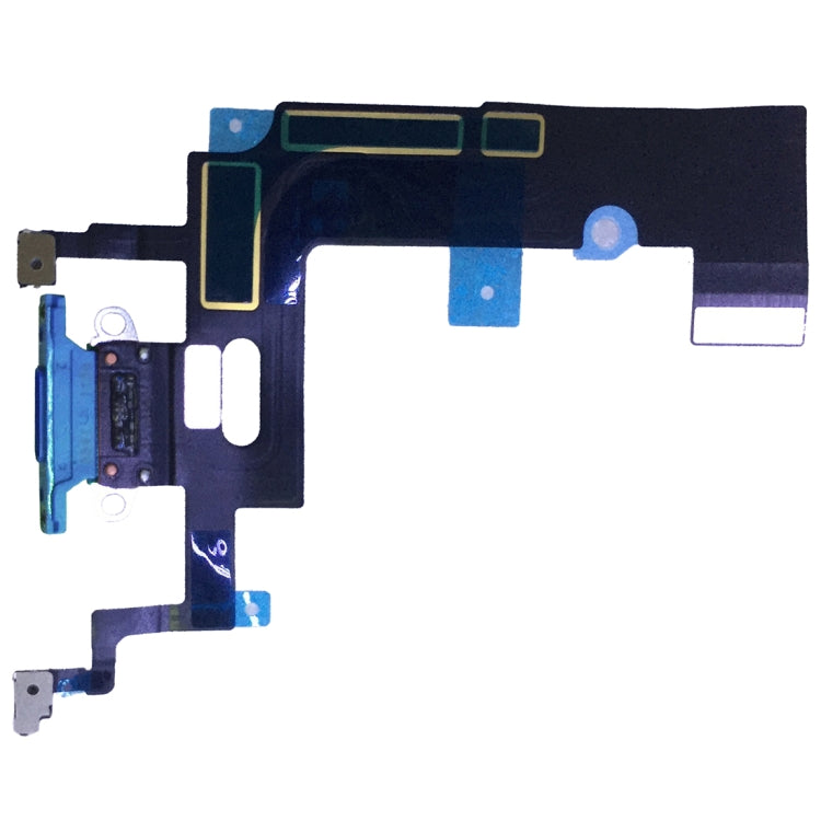 Câble flexible de port de charge pour iPhone XR (bleu)
