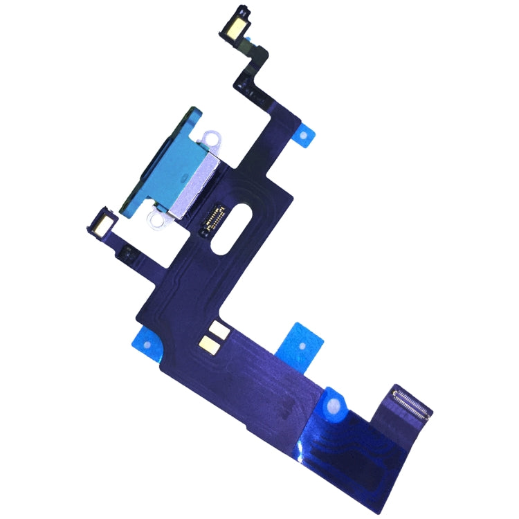 Charging Port Flex Cable for iPhone XR (Blue)