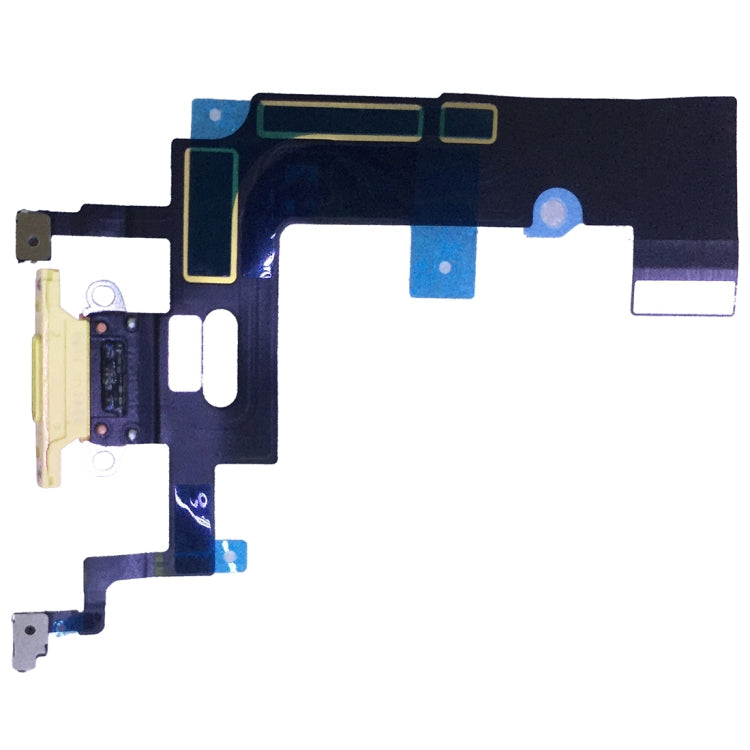 Câble flexible de port de charge pour iPhone XR (jaune)