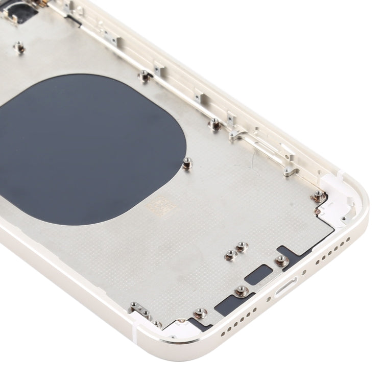 Cubierta de la Carcasa Trasera con apariencia de Imitación de iPhone 12 Para iPhone XR (Blanco)