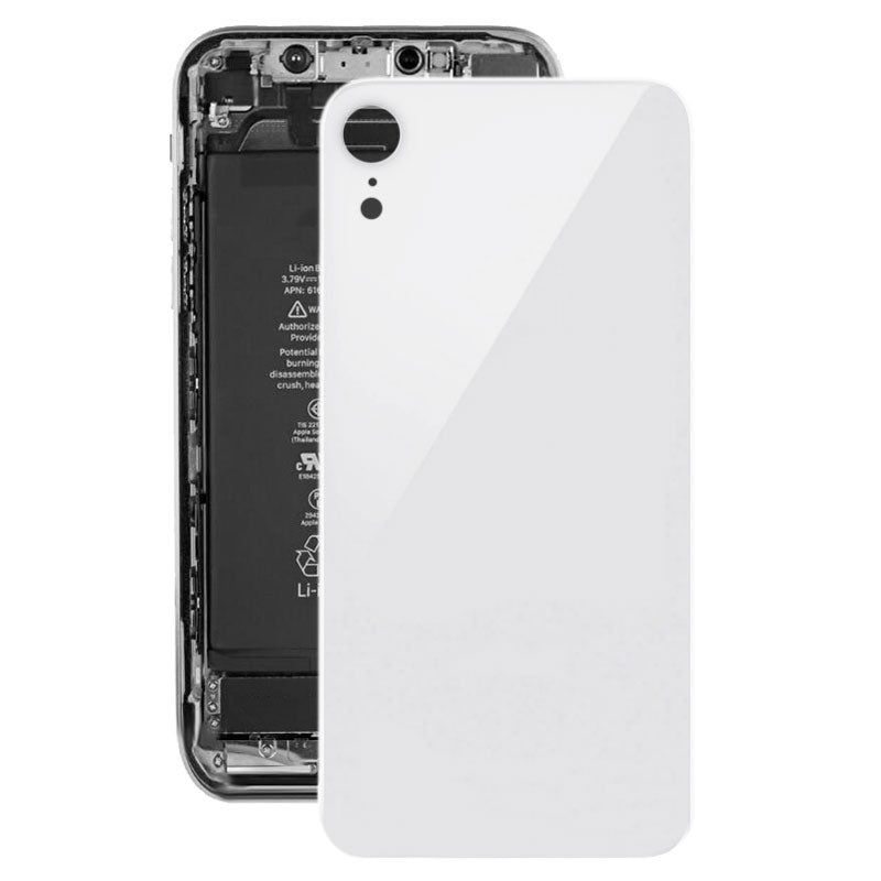 Cache Batterie Coque Arrière Apple iPhone XR Blanc
