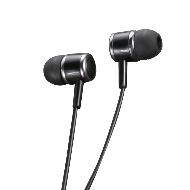 WK WI50 In-Ear 3.5mm Stereo Wired Control Earphone Call for Assistance (Noir)