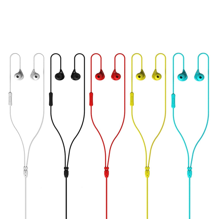 WK WI200 3.5mm Sugar Bean Color Wired Control Earphone Support Call Cable length: 1.2m(Black)