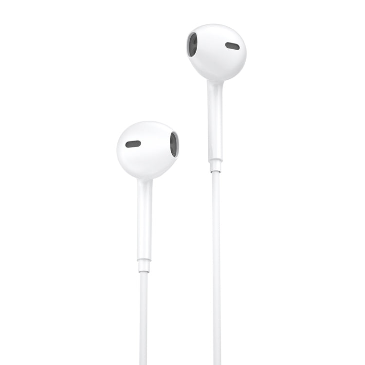 WK Y19 In-Ear 8 Pin Wired Control Music Earphone Call Assistance Longueur du câble : 1,2 m (Blanc)