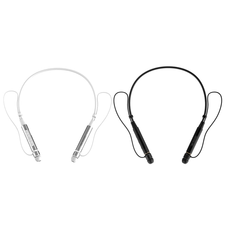 WK Ling Yue Series BD550 Bluetooth 4.1 Neck-mounted Magnetic Adsorption Wired Control Bluetooth Headset Support Calls (Black)