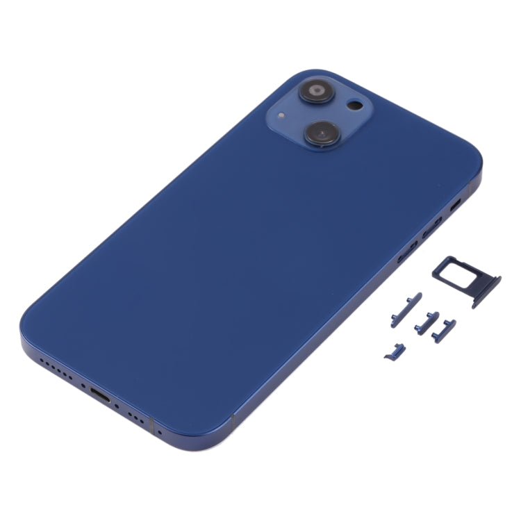Coque arrière imitation iPhone 13 pour iPhone XR (Bleu)