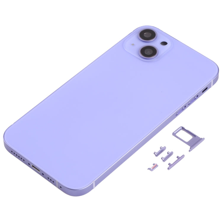 iPhone 13 Imitation Case Back Cover for iPhone XR (Purple)