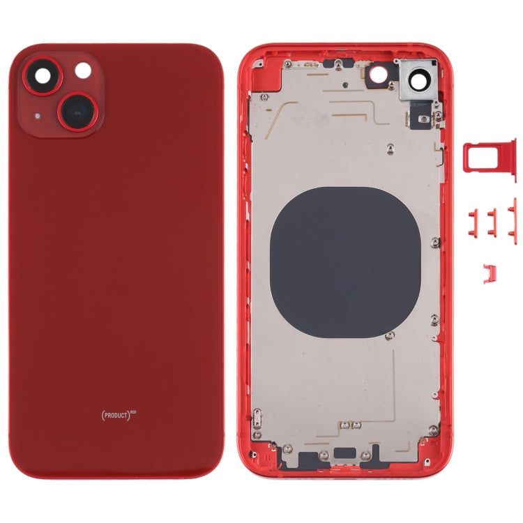 Coque arrière imitation iPhone 13 pour iPhone XR (rouge)