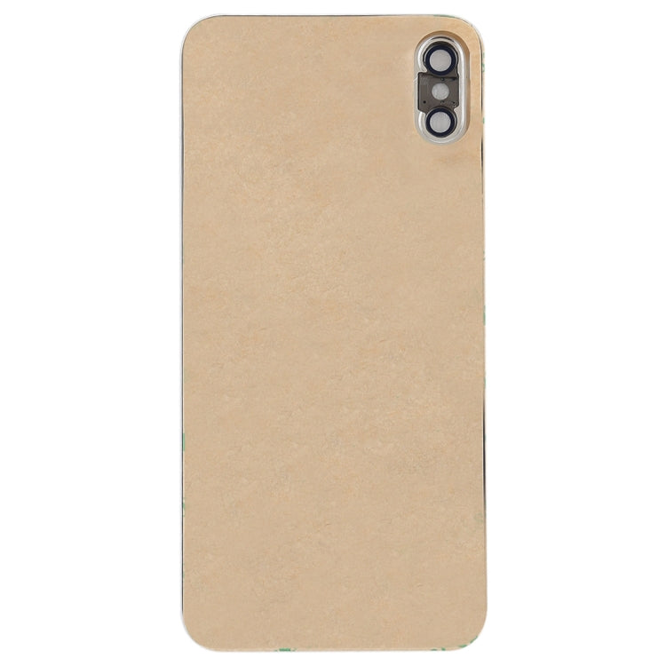 Battery Back Cover with Bezel and Rear Camera Lens and Adhesive for iPhone XS (Gold)