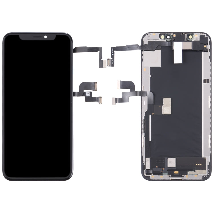 Original LCD Screen and Digitizer Full Assembly with Earpiece Speaker Flex Cable for iPhone XS
