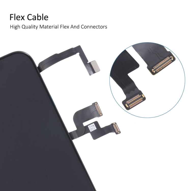 Pantalla LCD Original y Digitalizador Ensamblaje Completo con Cable Flex de Altavoz de Auricular Para iPhone XS