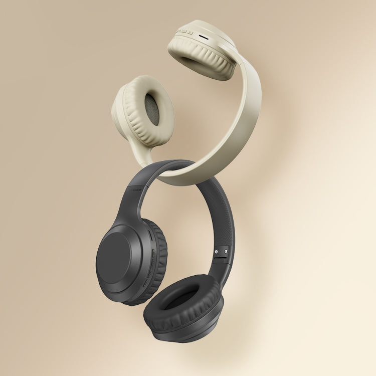 Rock Space O2 HiFi Bluetooth 5.0 Auriculares Inalámbricos con Micrófono compatible con Tarjeta TF (Blanco)