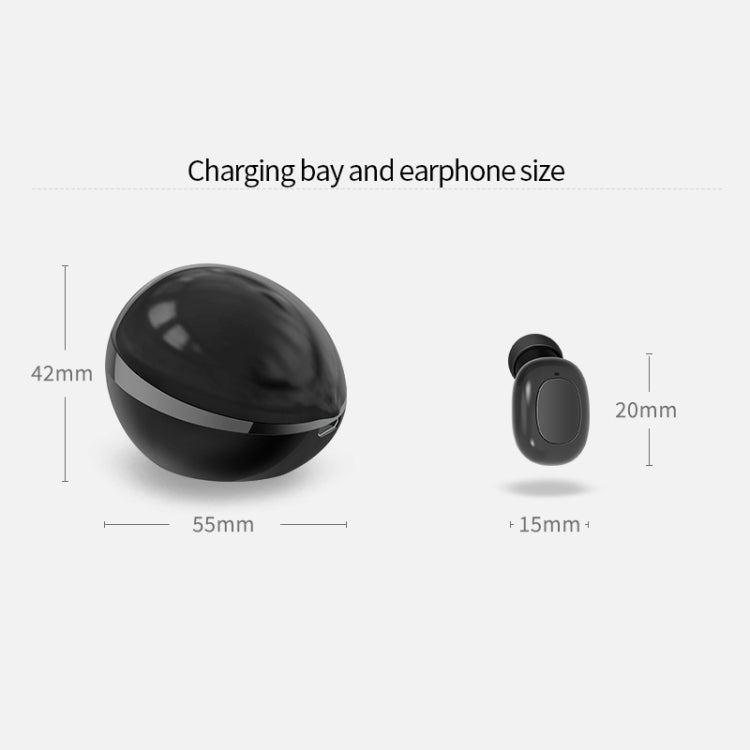 A10 TWS Écouteur Bluetooth sans fil en forme de capsule spatiale avec boîtier de chargement magnétique et lanière prenant en charge les appels HD et le couplage automatique Bluetooth (blanc)