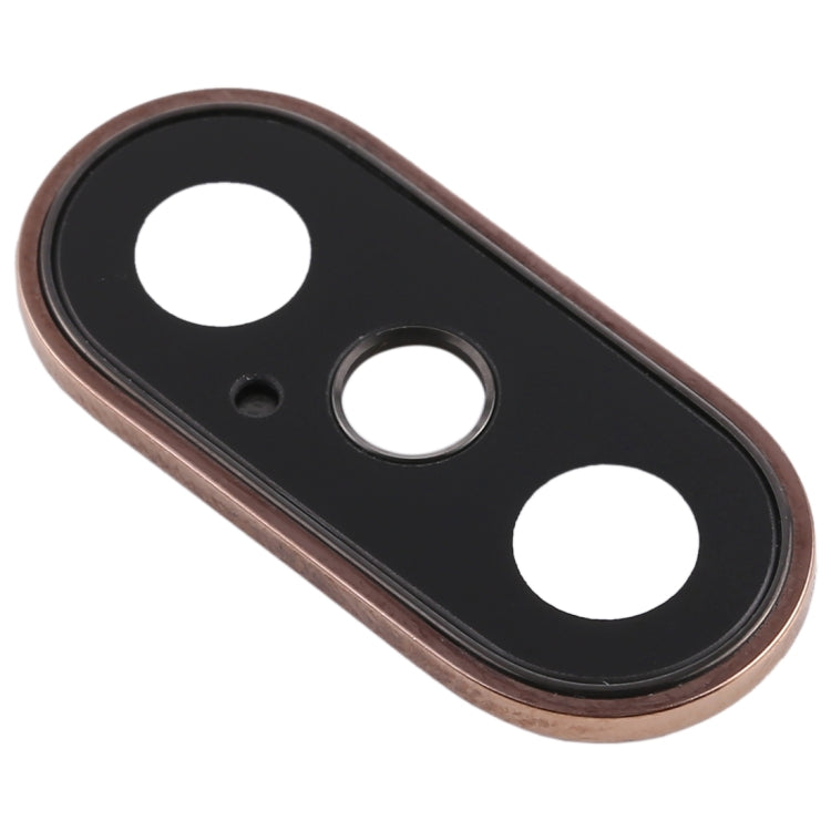 Rear Camera Bezel with Lens Cover for iPhone XS / XS Max (Gold)