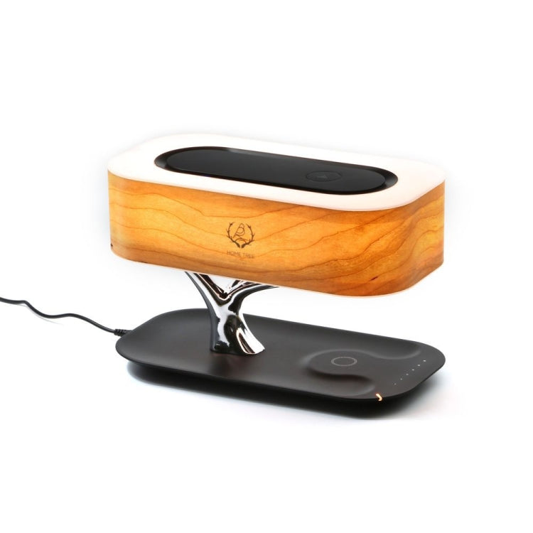 Tree Light Bluetooth Speaker Desk Lamp Phone Wireless Charger US Plug