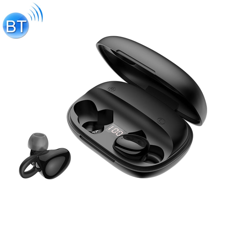 Joyroom JR-TL2 Bluetooth 5.0 Écouteur sans fil TWS bilatéral avec affichage numérique (Noir)