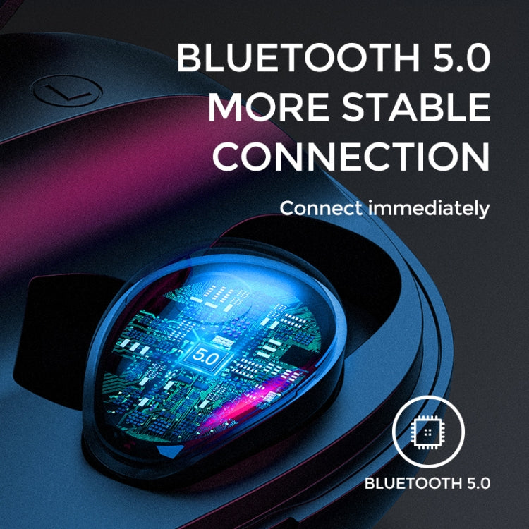 Joyroom JR-TL2 Bluetooth 5.0 Écouteur sans fil TWS bilatéral avec affichage numérique (Noir)